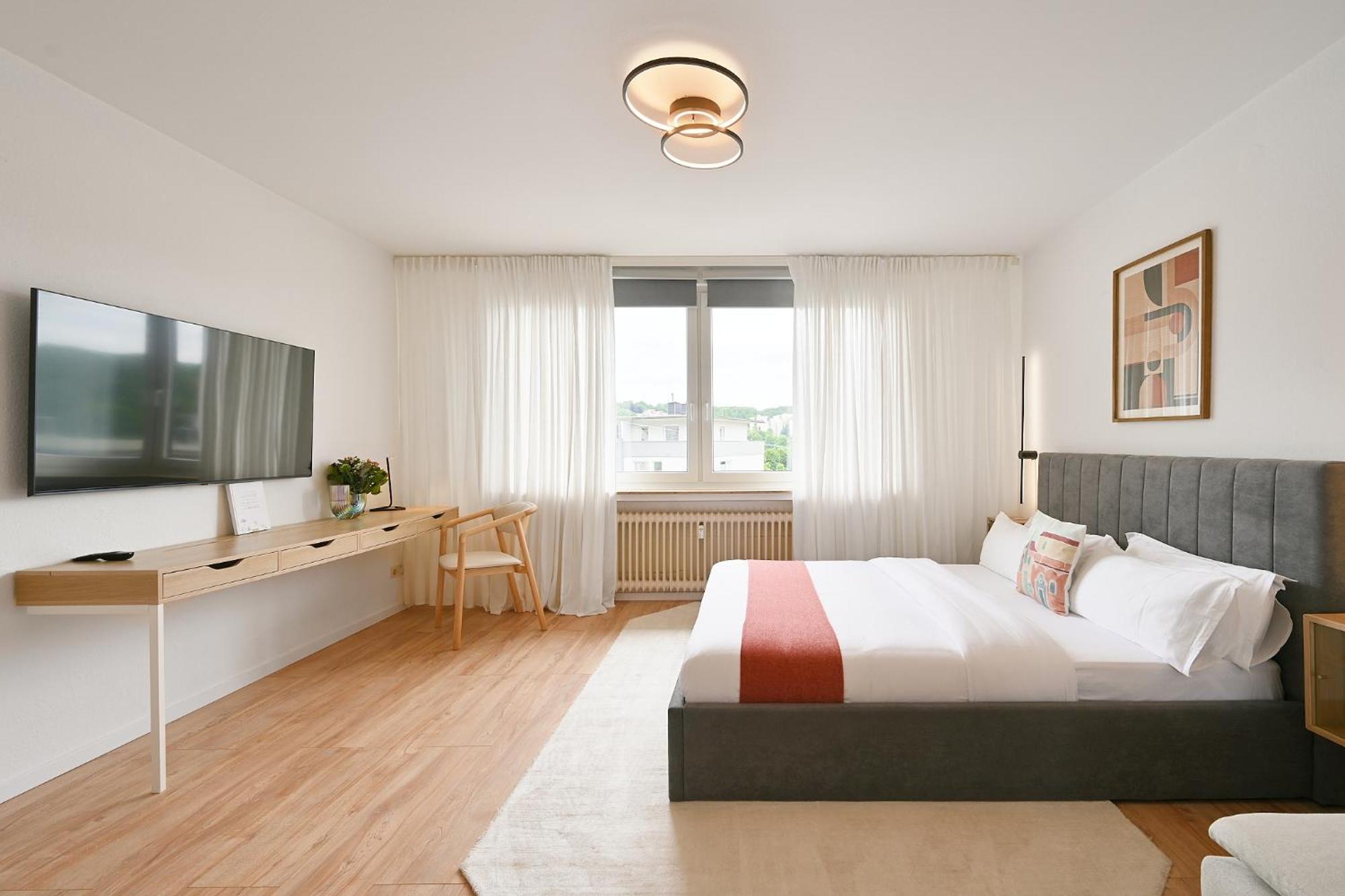 Beautiful And Stylish 1-Bedroom With Kitchen And King Size Bed Wuppertal Exterior foto